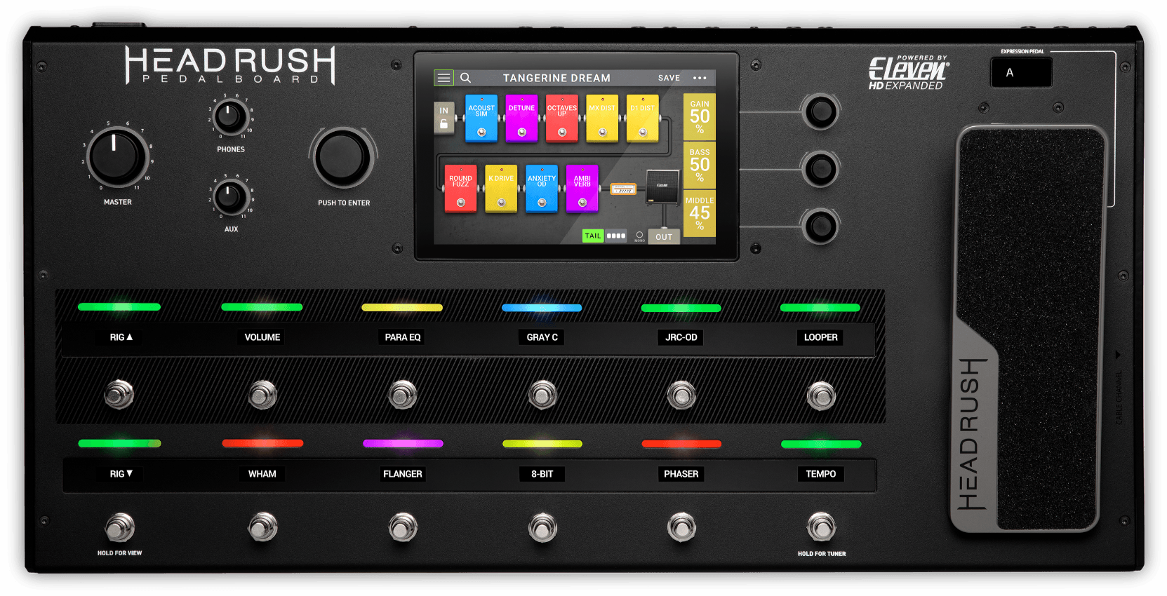 Amp Modeling Guitar Effects Processor Pedalboard HeadRush FX